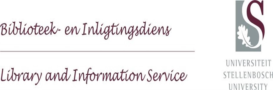 Stellenbosch University Library Logo