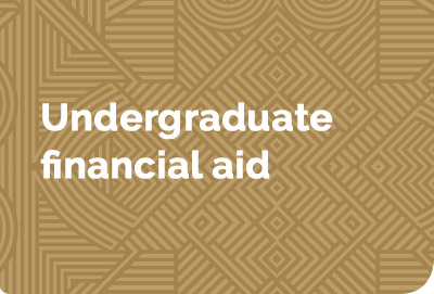 Undergraduate financial aid