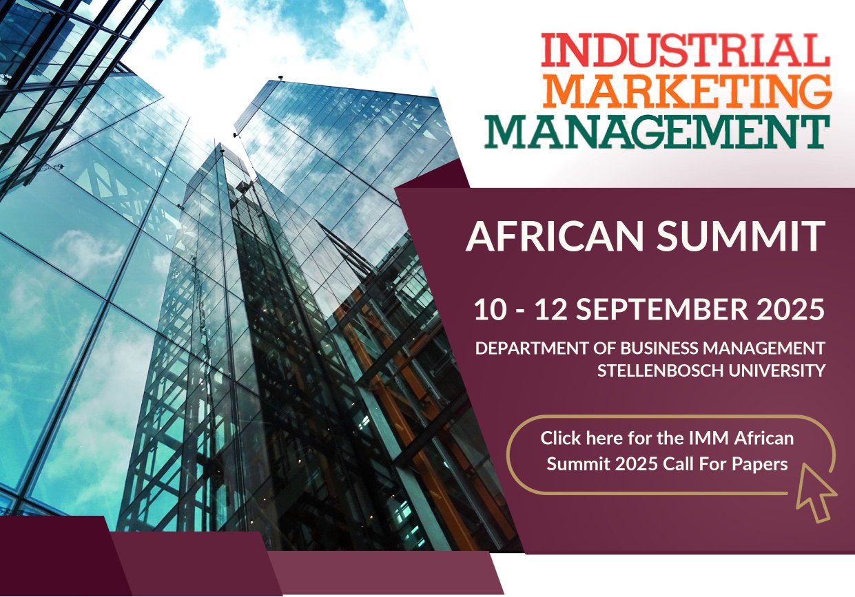 Industrial Marketing Management (IMM) African Summit: 10 -12 September 2025