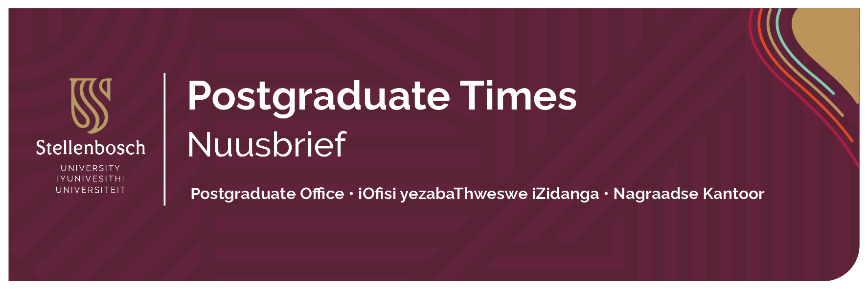Postgraduate Times newsletter Postgraduate Office banner 2022_Afrikaans.png