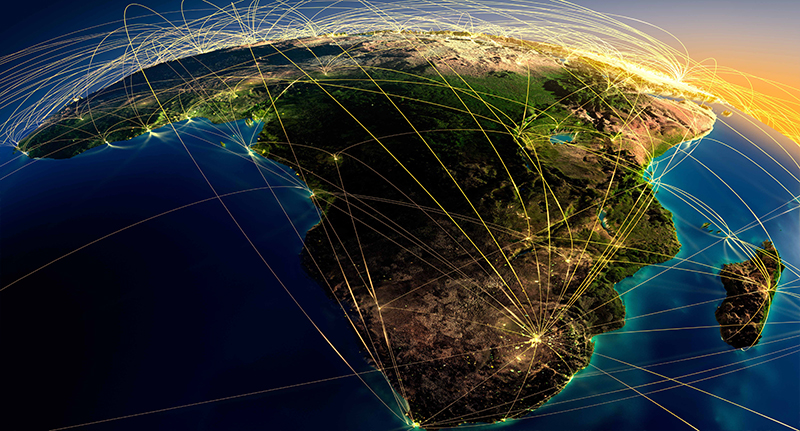 Africa Network Map