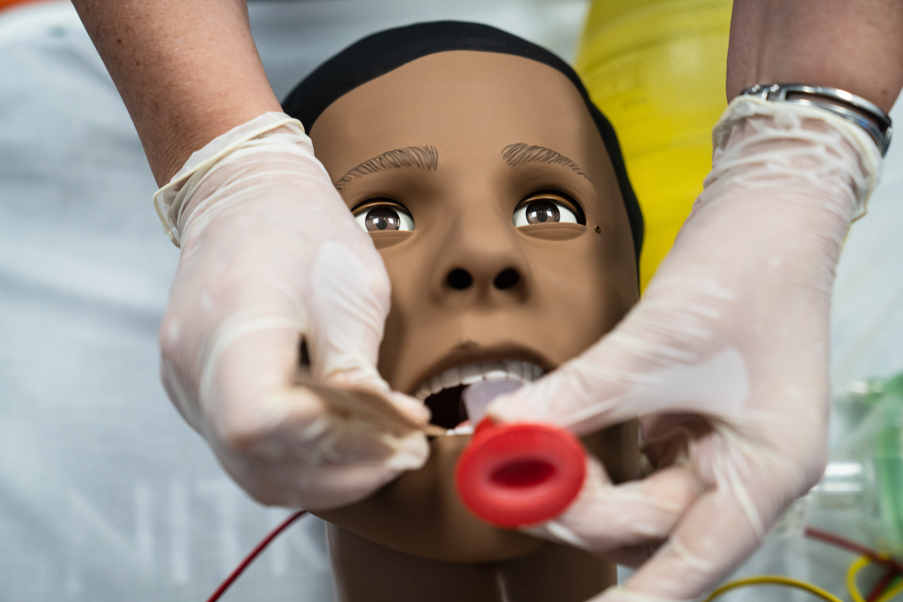 Airway management practice on a high-fidelity simulator