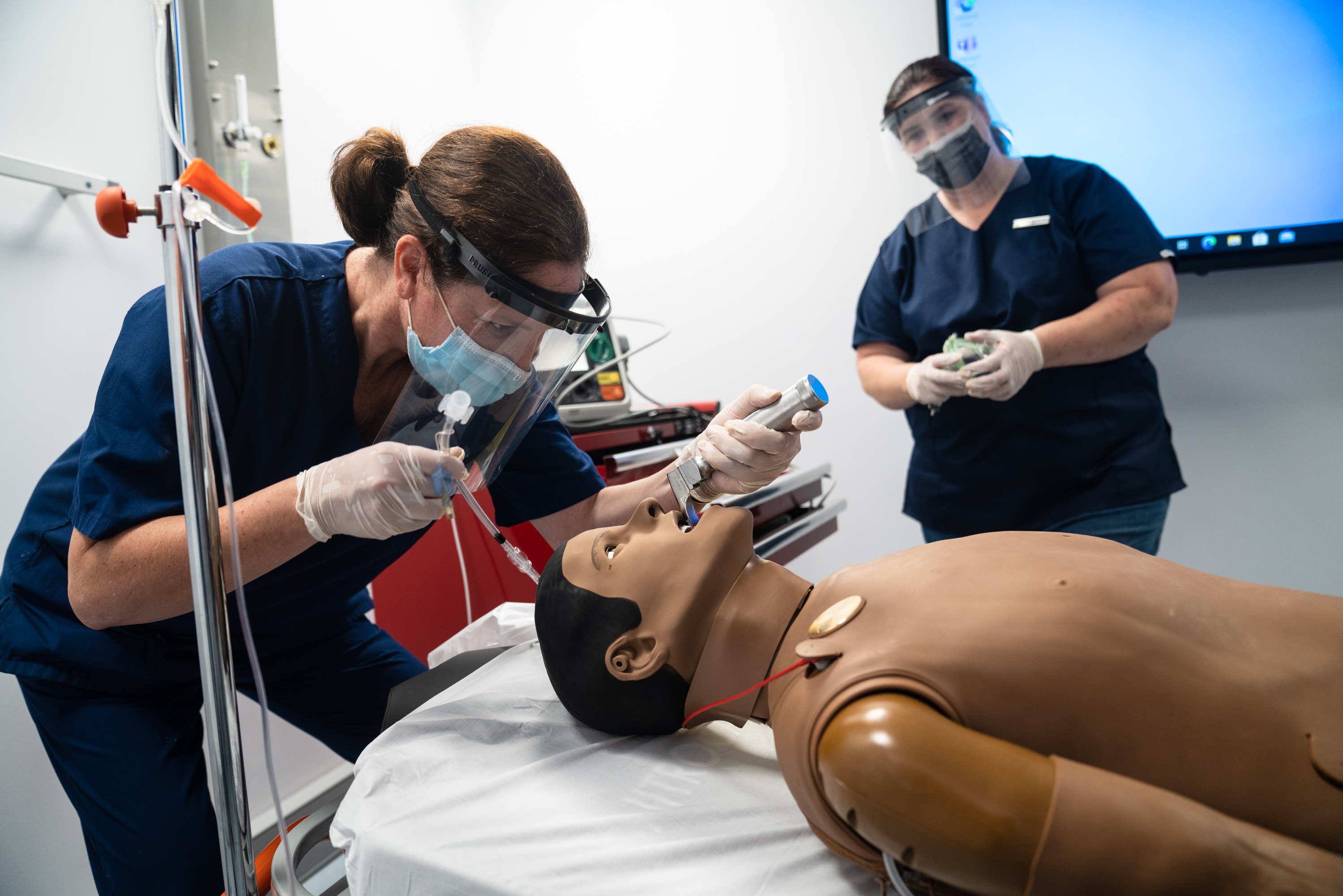 Intubation simulation