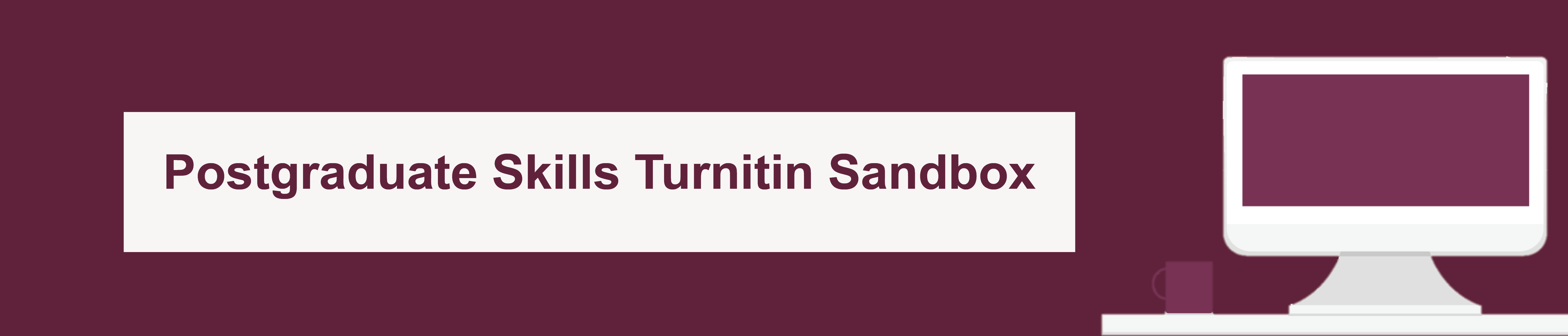 Banner for postgraduate skills turnitin sandbox.png